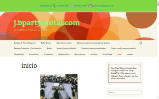 JB Party Rental website