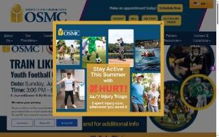 OSMC Rehab & Therapy website