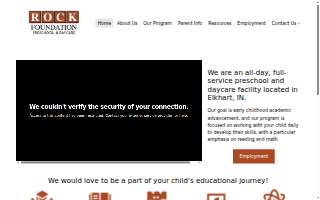 Rock Foundation Preschool and Daycare website