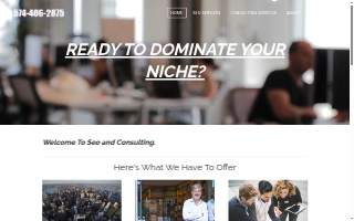 SEO and Consulting website