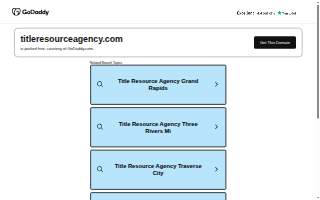 Title REsource Agency of Elkhart website