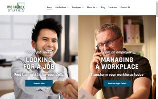 Workbox Staffing of Elkhart website