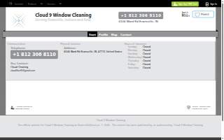 Cloud 9 Window Cleaning website