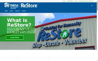 Habitat for Humanity Evansville ReStore website