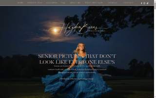 Hayden Burns Photography website