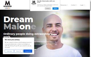 Malone Workforce Solutions of Evansville website