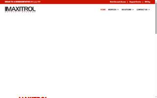 Maxitrol Security Systems website