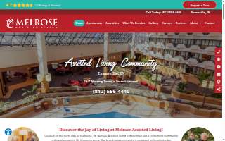 Melrose Assisted Living website