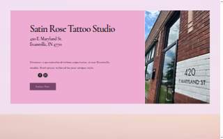 Satin Rose Tattoo Studio website