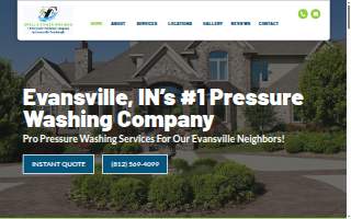 Spall’s Power Washing website