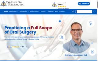 Tri-State Oral Surgery of Evansville website