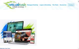 VisualRush Website & Design website