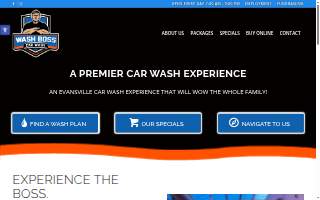Wash Boss Car Wash website