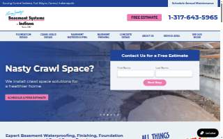 Basement Systems of Indiana website