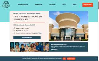 Crème de la Crème School of Fishers website