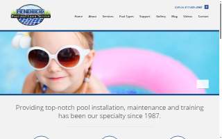 Hendrick Pool website