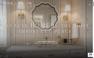 Home & Willow Design of Fishers website