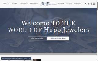 Hupp Jewelers website
