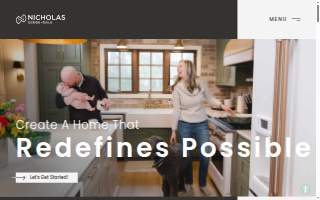 Nicholas Design Build website