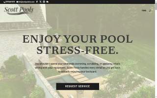 Scott Pools, Inc of Fishers website