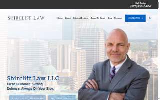 Shircliff Law LLC website