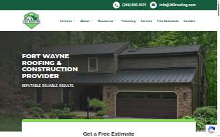 260 Roofing website
