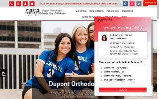 Dupont Orthodontics: Dr. Allison Bergdoll and Dr. Warren Travis website