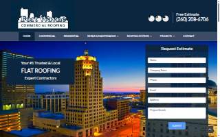 Fort Wayne Commercial Roofing website