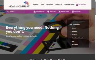 New Haven Print website