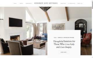 Sydney Joy Studio, LLC | Interior Design website