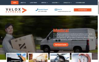 Velox Express, Inc. website