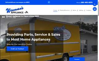 Wismans Appliance Svc Inc website