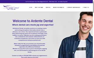 Ardente Dental website