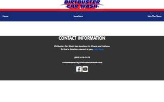 Dirtbuster Car Wash website