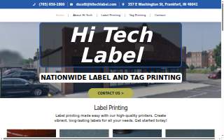 Hi Tech Label Inc website