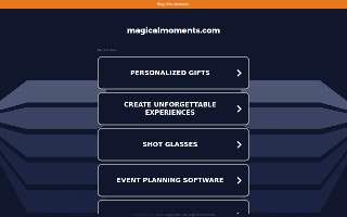 Magical Moments Event Planning website