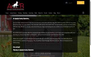 Applied Canine Behaviors, LLC of Franklin website
