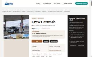 Crew Carwash website