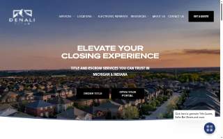 Denali Title Company website