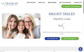 Franklin Family Dentistry website