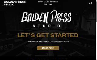 Golden Press Studio website