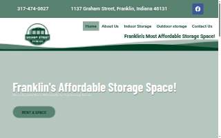 Graham Street Storage website