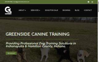 Greenside Canine Training website