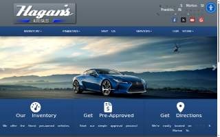 Hagan's Auto Sales website