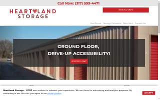 Heartland Storage website