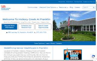 Hickory Creek at Franklin website