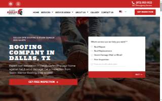Storm Warrior Roofing and Restoration website