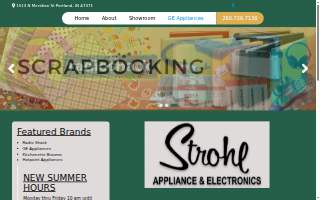 Strohl Appliance & Electronics website