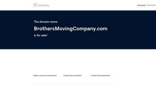 Brothers Moving Company website