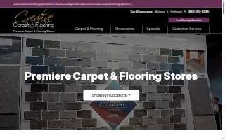 Creative Carpet & Flooring website